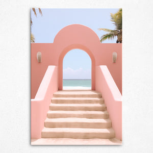 Blush Oasis - Canvas