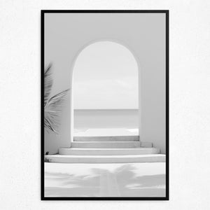 Coastal Serenity Passage - Framed