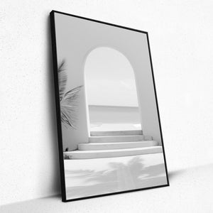 Coastal Serenity Passage - Framed