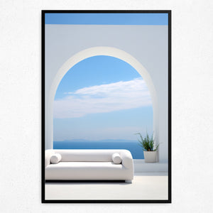 Aegean Serenity - Framed