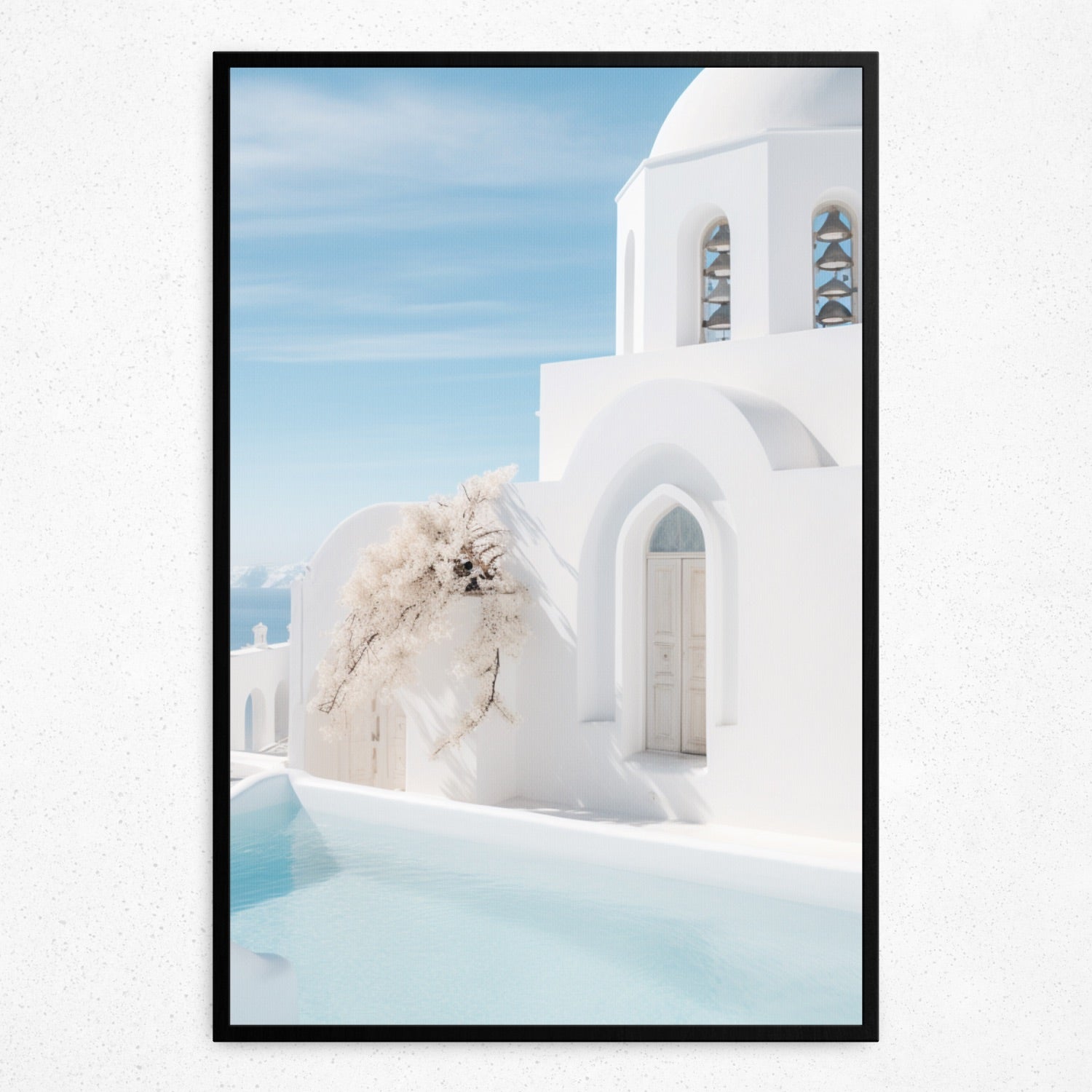 Mediterranean Dreamscape - Framed