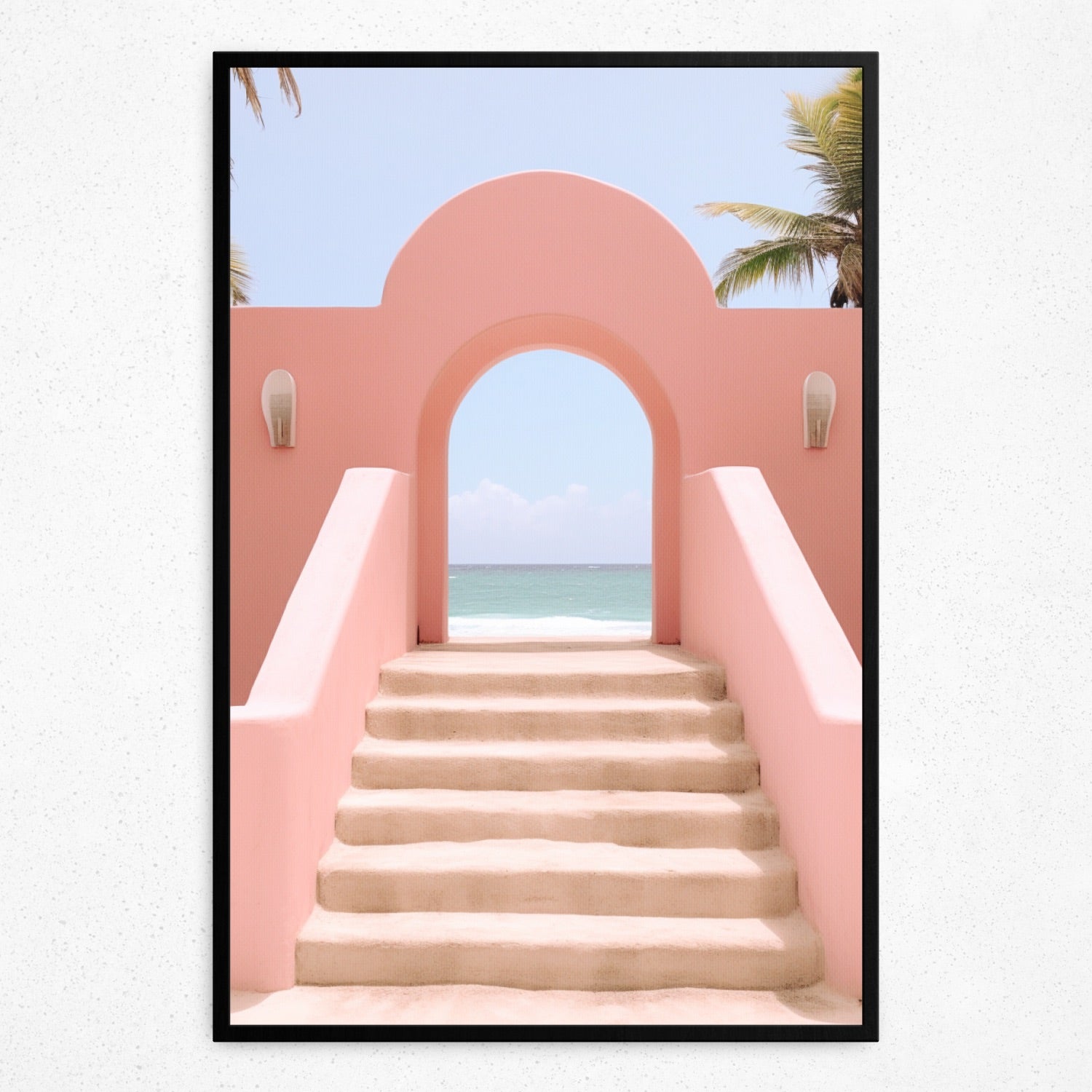 Blush Oasis - Framed