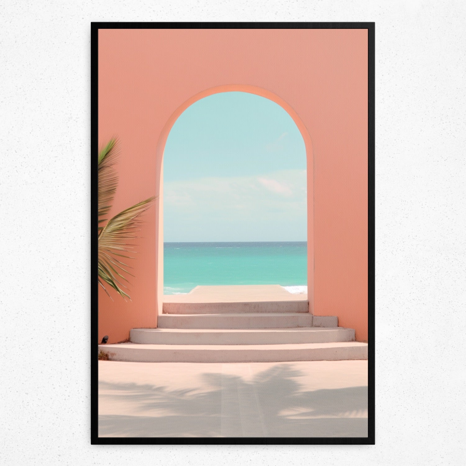 Coastal Serenity Passage - Framed