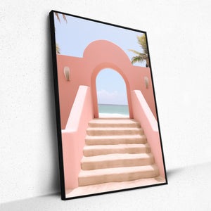 Blush Oasis - Framed