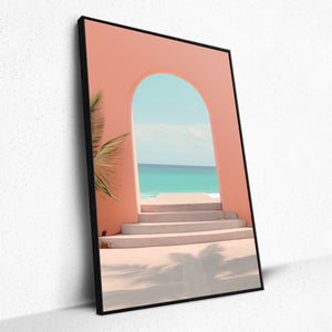 Coastal Serenity Passage - Framed